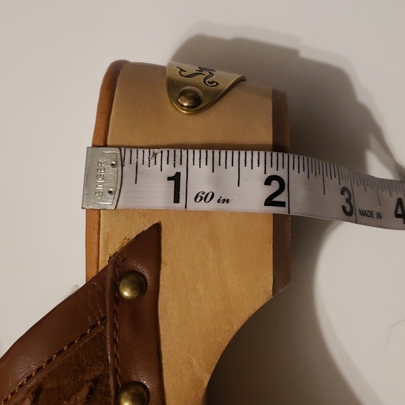 LUCKY BRAND LEATHER/SUEDE PEACE SIGN CLOGS SZ 7 NEW - Picture 14 of 16